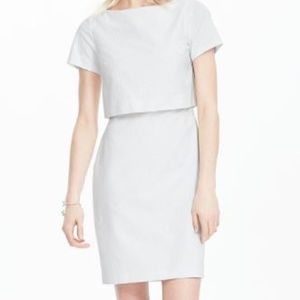 Banana Republic Seersucker Layered Dress